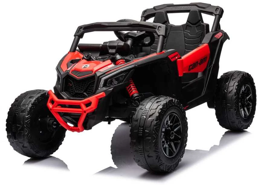 Vaikiškas elektromobilis MUKUTISRIDES ATV CAN-AM Maverick (raudonas, vienvietis)