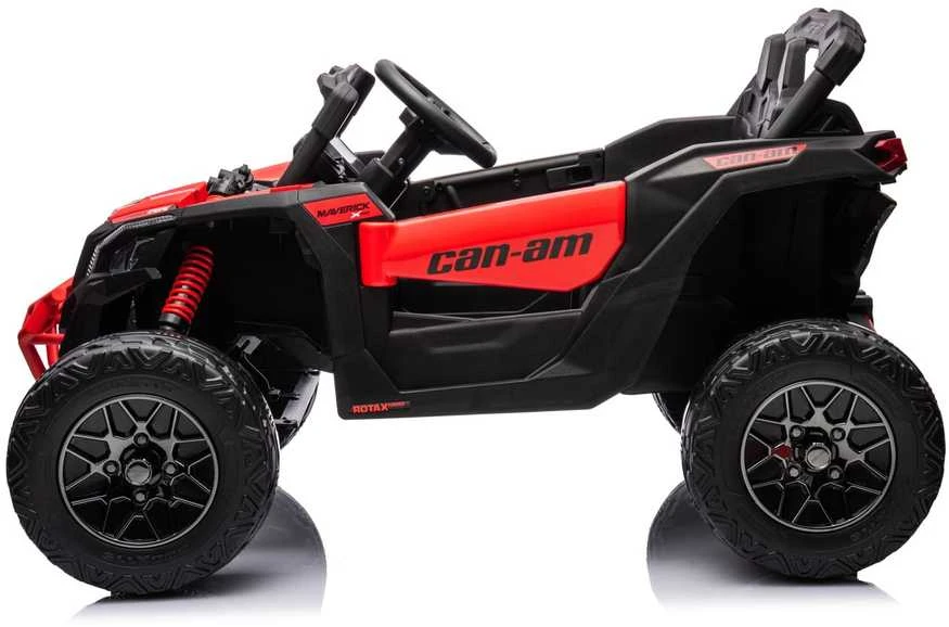 Vaikiškas elektromobilis MUKUTISRIDES ATV CAN-AM Maverick (raudonas, vienvietis)