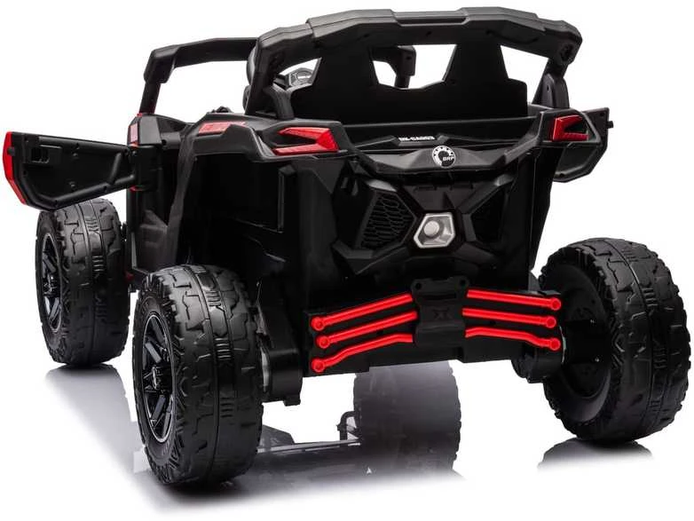 Vaikiškas elektromobilis MUKUTISRIDES ATV CAN-AM Maverick (raudonas, vienvietis)