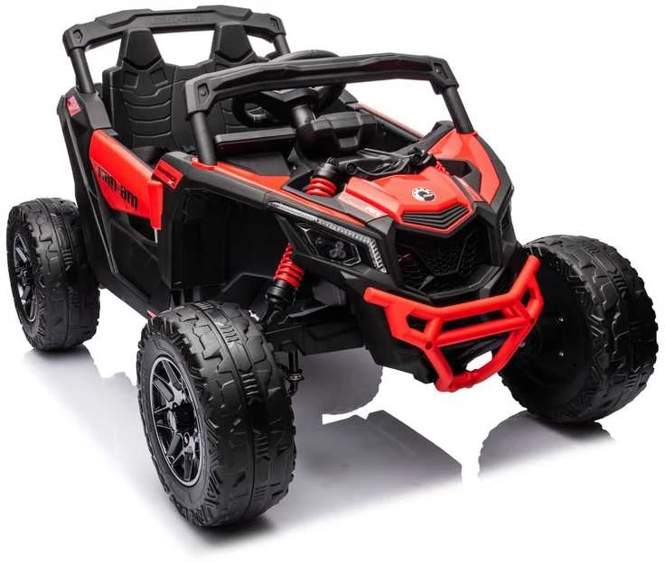 Vaikiškas elektromobilis MUKUTISRIDES ATV CAN-AM Maverick (raudonas, vienvietis)