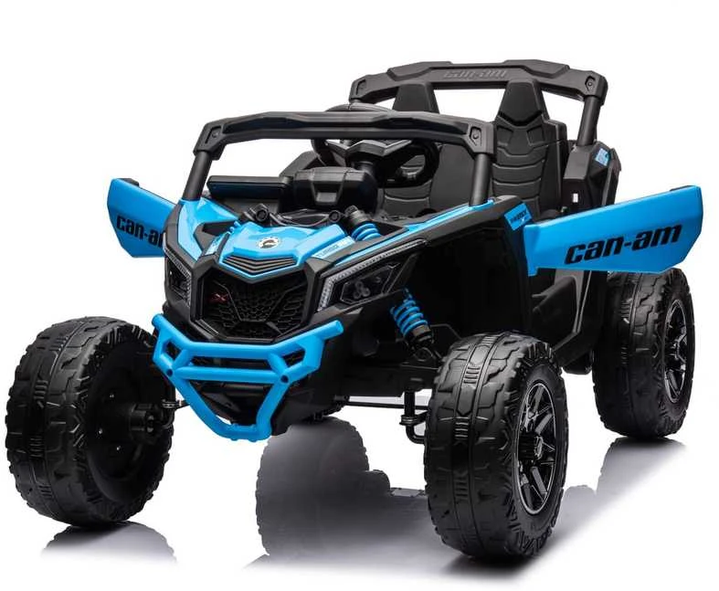 Vaikiškas elektromobilis MUKUTISRIDES ATV CAN-AM Maverick (mėlynas, vienvietis)