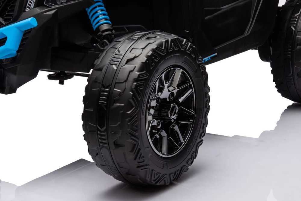 Vaikiškas elektromobilis MUKUTISRIDES ATV CAN-AM Maverick (mėlynas, vienvietis)