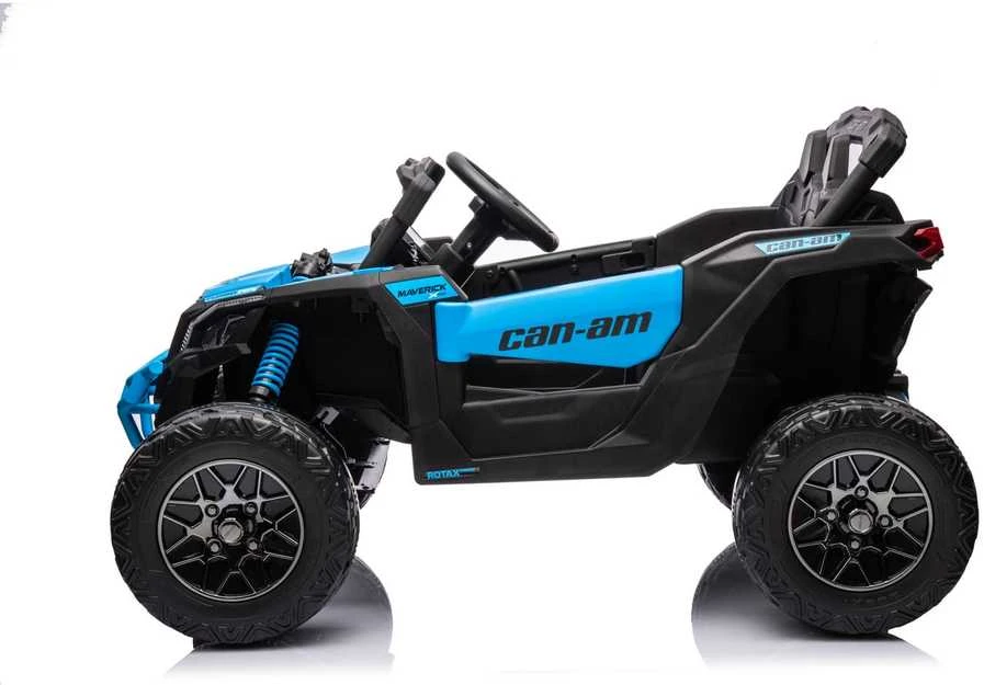 Vaikiškas elektromobilis MUKUTISRIDES ATV CAN-AM Maverick (mėlynas, vienvietis)
