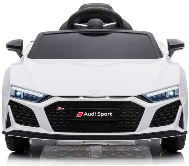 Vaikiškas elektromobilis MUKUTISRIDES Audi R8 Spyder (baltas, vienvietis)