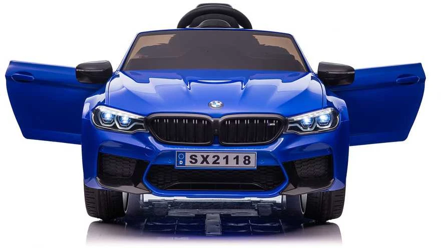 Vaikiškas elektromobilis MUKUTISRIDES BMW M5 DRIFT (mėlynas, vienvietis)