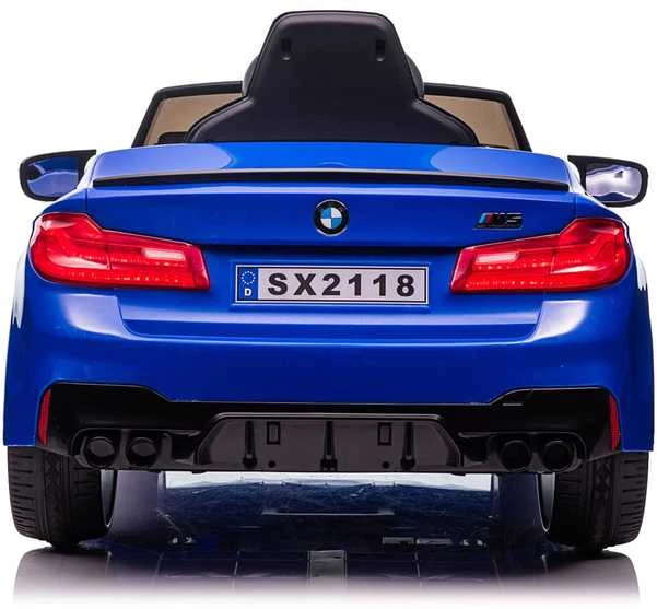 Vaikiškas elektromobilis MUKUTISRIDES BMW M5 DRIFT (mėlynas, vienvietis)