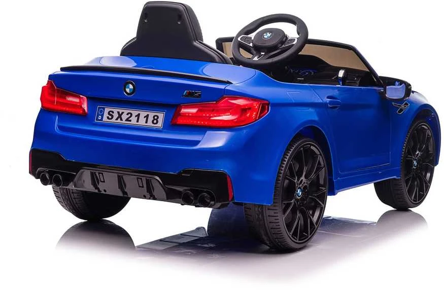 Vaikiškas elektromobilis MUKUTISRIDES BMW M5 DRIFT (mėlynas, vienvietis)