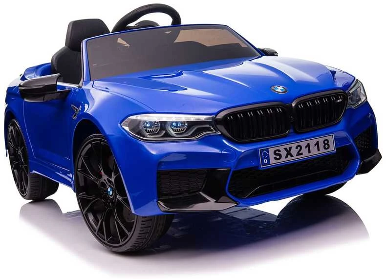 Vaikiškas elektromobilis MUKUTISRIDES BMW M5 DRIFT (mėlynas, vienvietis)