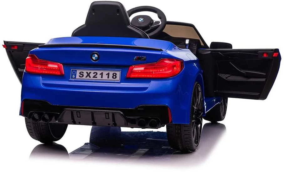 Vaikiškas elektromobilis MUKUTISRIDES BMW M5 DRIFT (mėlynas, vienvietis)