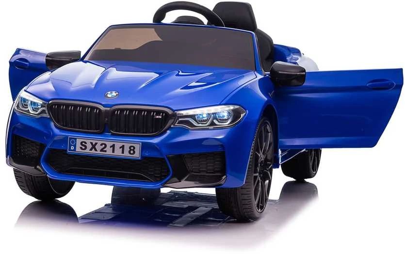 Vaikiškas elektromobilis MUKUTISRIDES BMW M5 DRIFT (mėlynas, vienvietis)
