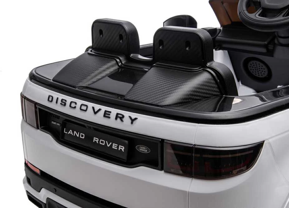 Vaikiškas elektromobilis MUKUTISRIDES Land Rover Discovery Sport (baltas, vienvietis)