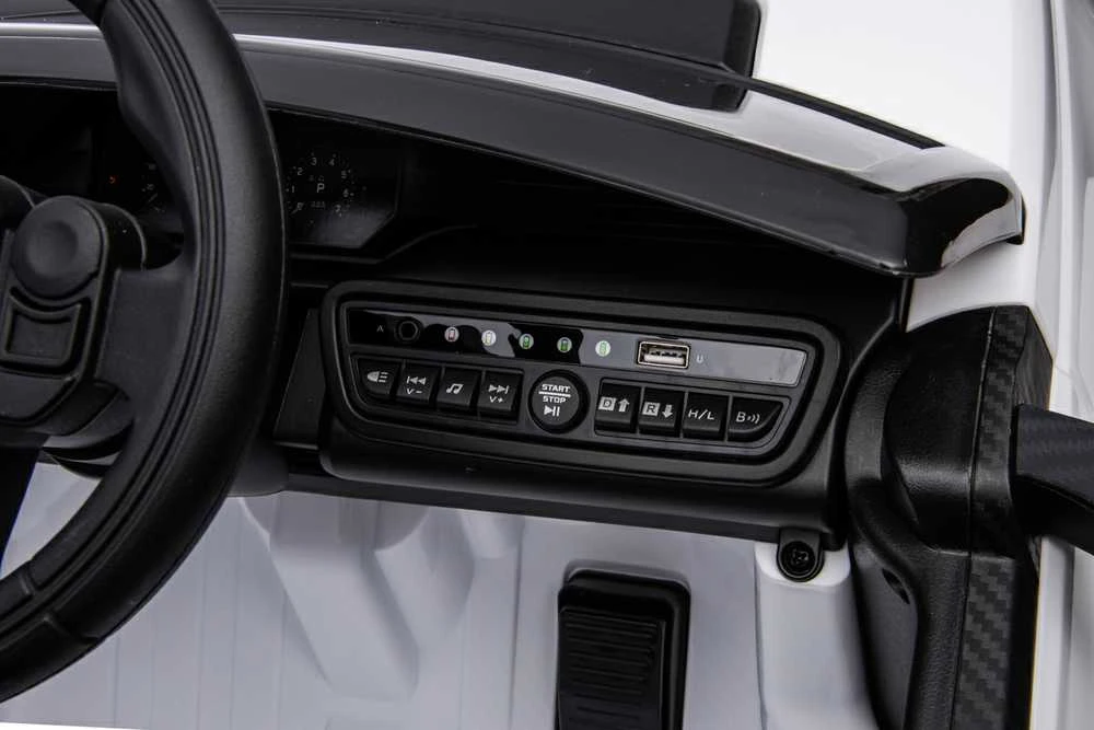 Vaikiškas elektromobilis MUKUTISRIDES Land Rover Discovery Sport (baltas, vienvietis)