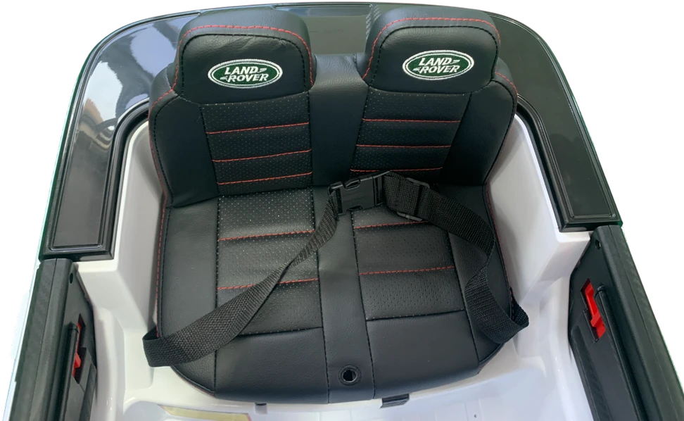 Vaikiškas elektromobilis MUKUTISRIDES Land Rover Discovery Sport (baltas, vienvietis)