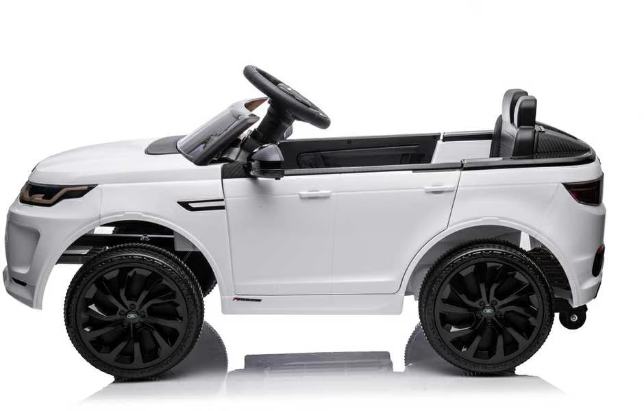 Vaikiškas elektromobilis MUKUTISRIDES Land Rover Discovery Sport (baltas, vienvietis)