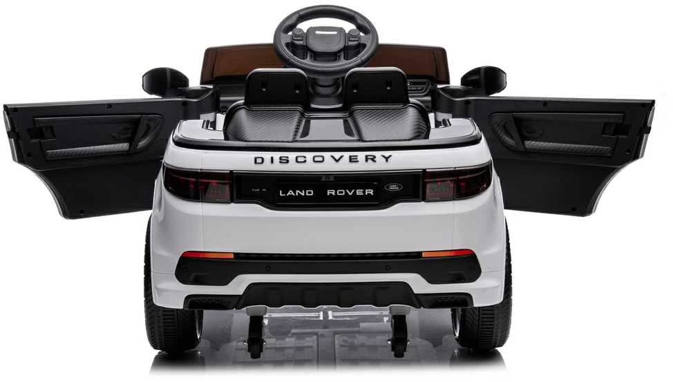 Vaikiškas elektromobilis MUKUTISRIDES Land Rover Discovery Sport (baltas, vienvietis)