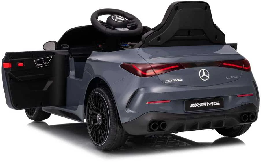 Vaikiškas elektromobilis MUKUTISRIDES Mercedes-Benz CLE53 (pilkas, vienvietis)
