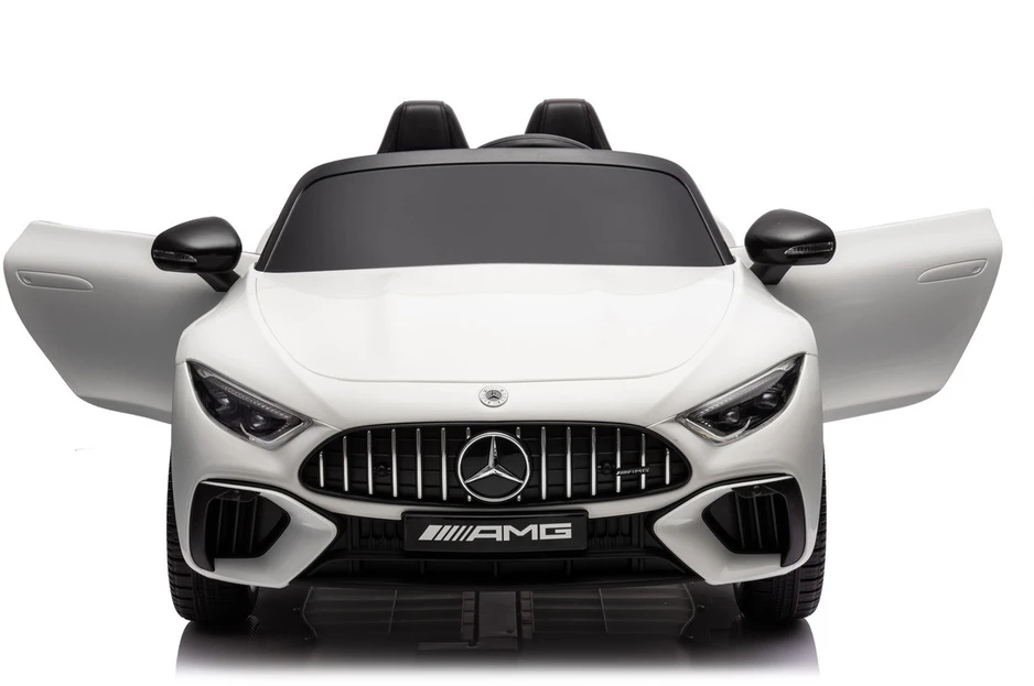 Vaikiškas elektromobilis MUKUTISRIDES Mercedes-Benz SL63 (baltas, vienvietis)