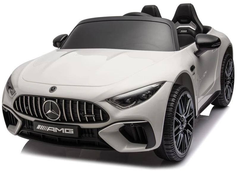 Vaikiškas elektromobilis MUKUTISRIDES Mercedes-Benz SL63 (baltas, vienvietis)