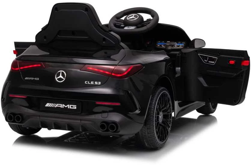 Vaikiškas elektromobilis MUKUTISRIDES Mercedes-Benz CLE53 (juodas, vienvietis)