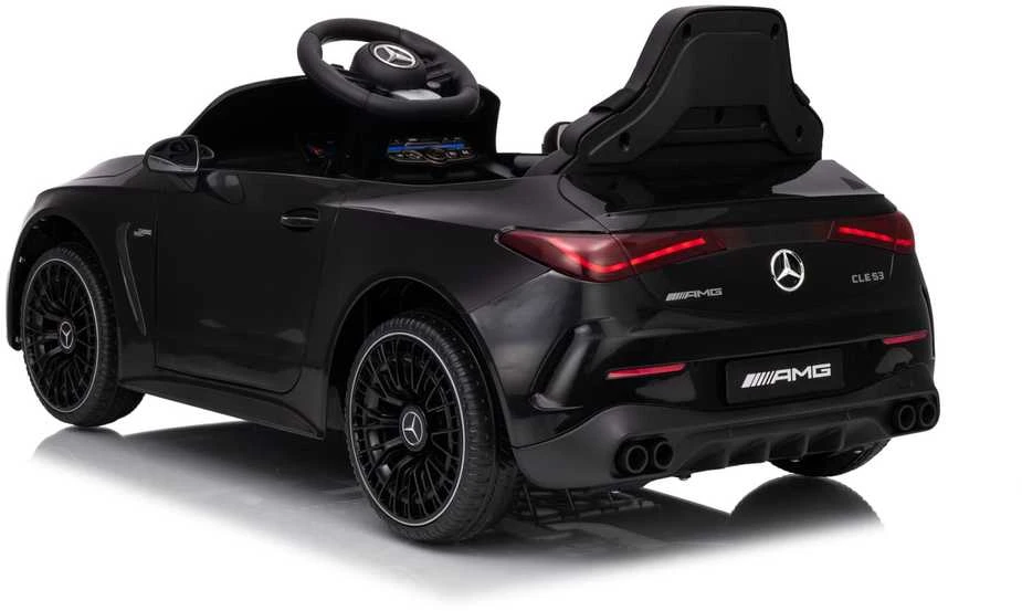 Vaikiškas elektromobilis MUKUTISRIDES Mercedes-Benz CLE53 (juodas, vienvietis)