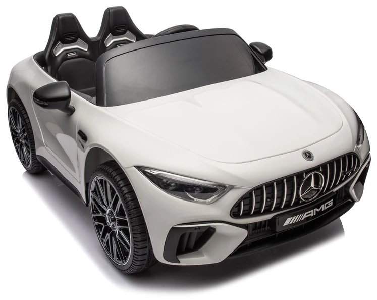 Vaikiškas elektromobilis MUKUTISRIDES Mercedes-Benz SL63 (baltas, vienvietis)