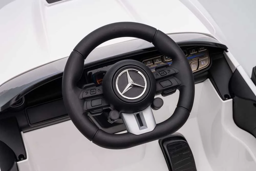 Vaikiškas elektromobilis MUKUTISRIDES Mercedes-Benz CLE53 (pilkas, vienvietis)