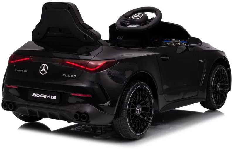 Vaikiškas elektromobilis MUKUTISRIDES Mercedes-Benz CLE53 (juodas, vienvietis)