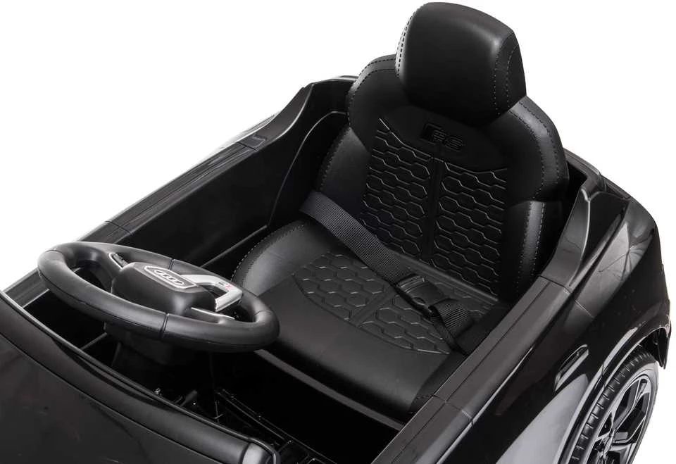 Vaikiškas elektromobilis Audi RS Q8 (juodas, vienvietis)