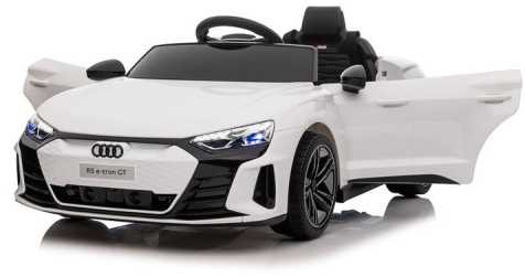 Vaikiškas elektromobilis MUKUTISRIDES Audi RS E-Tron GT (baltas, vienvietis)