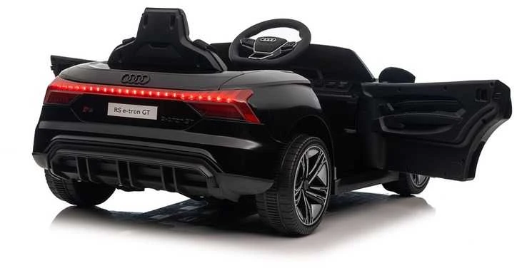 Vaikiškas elektromobilis MUKUTISRIDES Audi RS E-Tron GT (juodas, vienvietis)