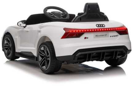 Vaikiškas elektromobilis MUKUTISRIDES Audi RS E-Tron GT (baltas, vienvietis)