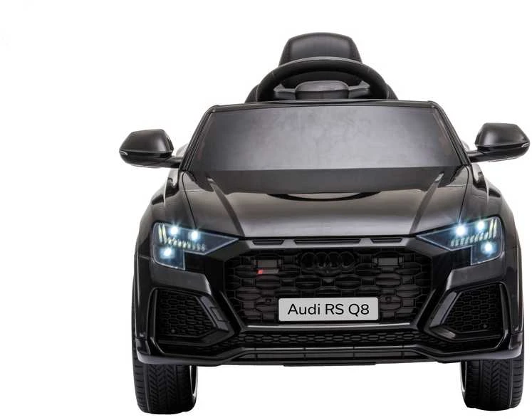 Vaikiškas elektromobilis Audi RS Q8 (juodas, vienvietis)