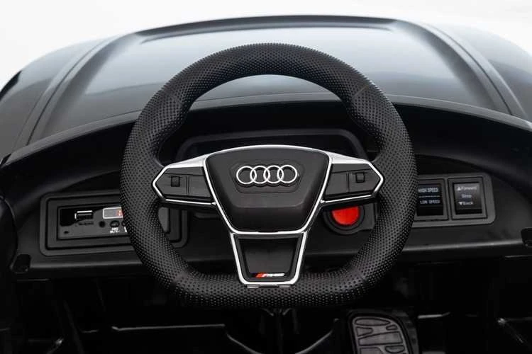 Vaikiškas elektromobilis MUKUTISRIDES Audi RS E-Tron GT (juodas, vienvietis)