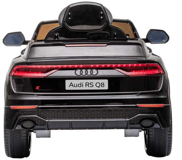 Vaikiškas elektromobilis Audi RS Q8 (juodas, vienvietis)