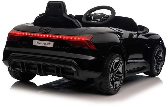 Vaikiškas elektromobilis MUKUTISRIDES Audi RS E-Tron GT (juodas, vienvietis)