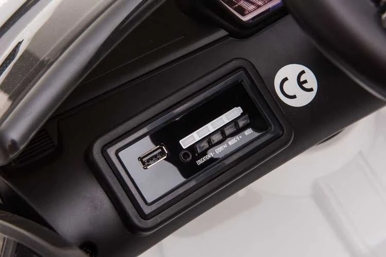 Vaikiškas elektromobilis Lamborghini Aventador SVJ (baltas, vienvietis)