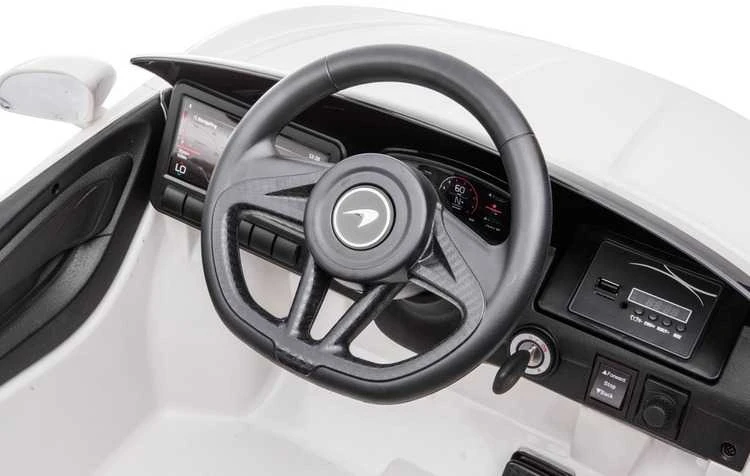 Vaikiškas elektromobilis Mclaren GT (baltas, vienvietis)