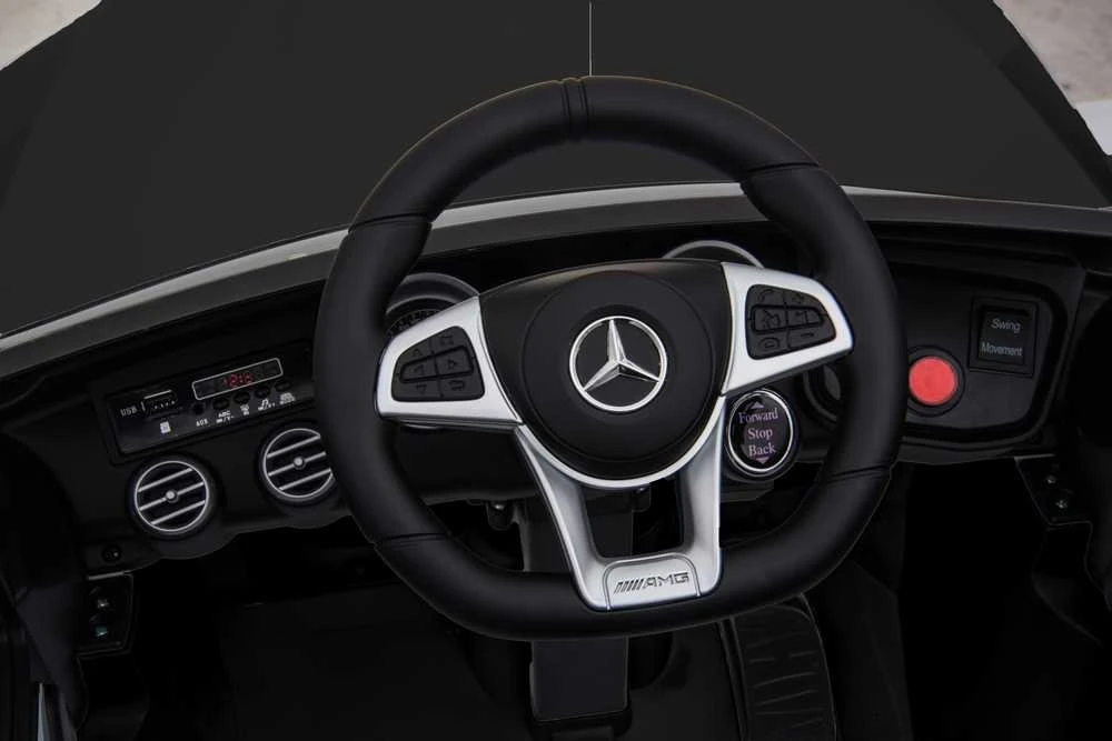 Vaikiškas elektromobilis MUKUTISRIDES Mercedes Benz GLC63S Coupe (juodas, vienvietis)