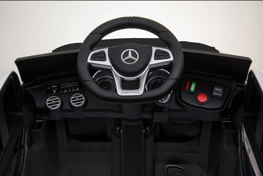 Vaikiškas elektromobilis MUKUTISRIDES Mercedes Benz GLC63S Coupe (juodas, vienvietis)