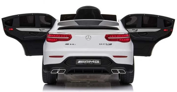 Vaikiškas elektromobilis MUKUTISRIDES Mercedes Benz GLC63S Coupe (baltas, vienvietis)