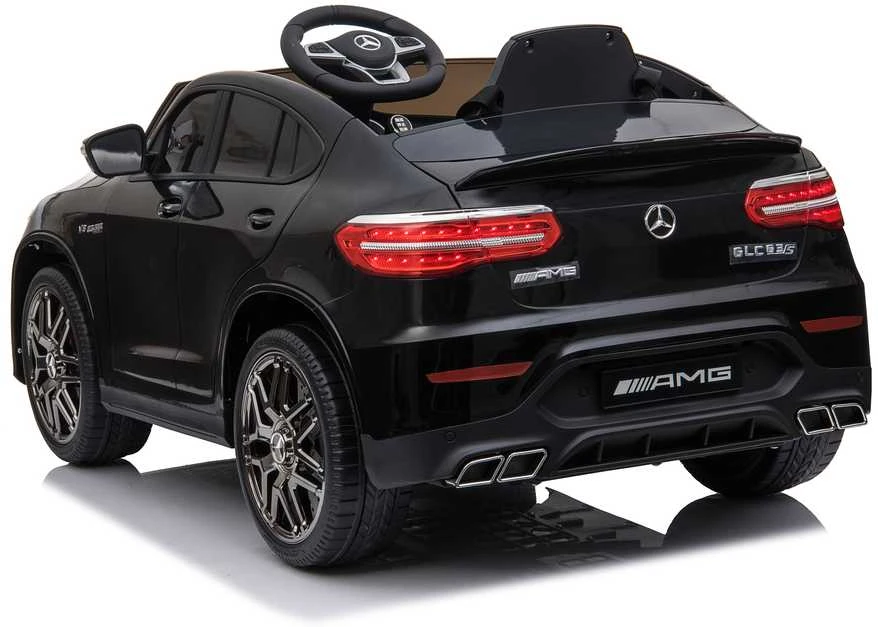 Vaikiškas elektromobilis MUKUTISRIDES Mercedes Benz GLC63S Coupe (juodas, vienvietis)