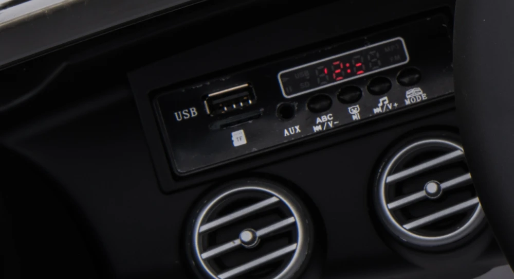 Vaikiškas elektromobilis MUKUTISRIDES Mercedes Benz GLC63S Coupe (juodas, vienvietis)