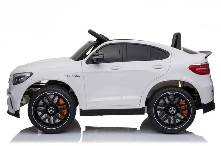 Vaikiškas elektromobilis MUKUTISRIDES Mercedes Benz GLC63S Coupe (baltas, vienvietis)