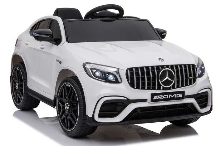 Vaikiškas elektromobilis MUKUTISRIDES Mercedes Benz GLC63S Coupe (baltas, vienvietis)