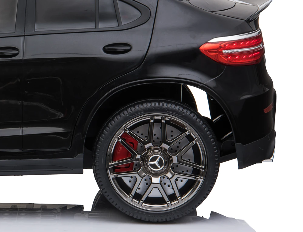 Vaikiškas elektromobilis MUKUTISRIDES Mercedes Benz GLC63S Coupe (juodas, vienvietis)