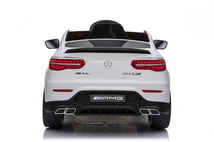 Vaikiškas elektromobilis MUKUTISRIDES Mercedes Benz GLC63S Coupe (baltas, vienvietis)
