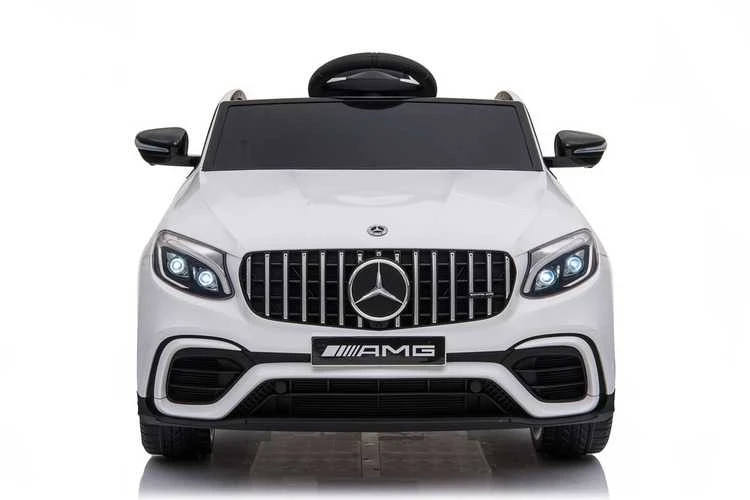 Vaikiškas elektromobilis MUKUTISRIDES Mercedes Benz GLC63S Coupe (baltas, vienvietis)