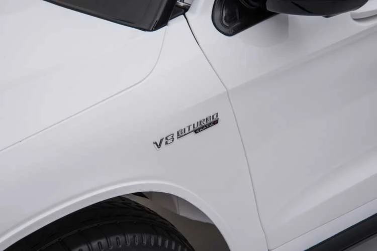 Vaikiškas elektromobilis MUKUTISRIDES Mercedes Benz GLC63S Coupe (baltas, vienvietis)