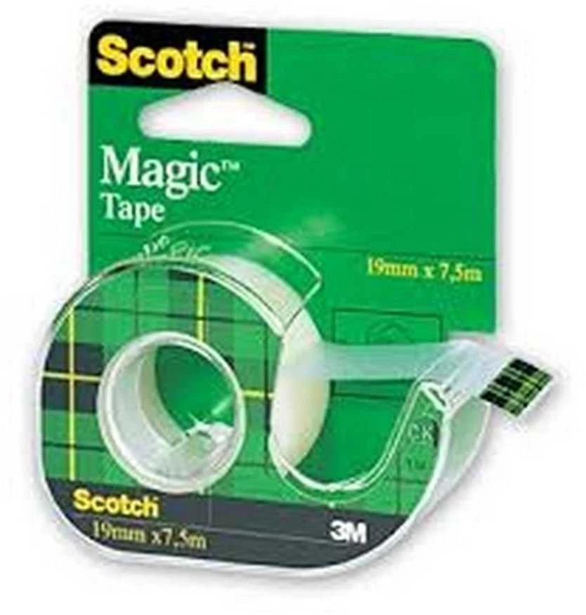 Lipni juostelė 3M Scotch Magic Invisible su laikikliu 810, 19 mm x 7, 5 m