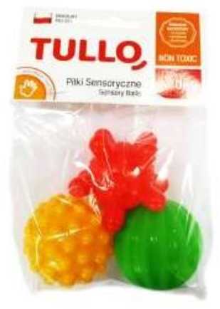 Kamuoliukai sensoriniam vystymui žalias Tullo, 3 vnt., 450